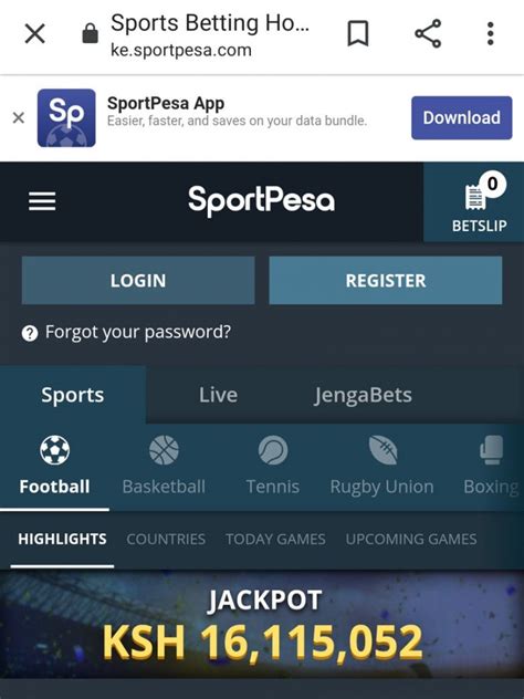 Sportpesa app 2020 Play via the SportPesa App or website to suit your playing preference